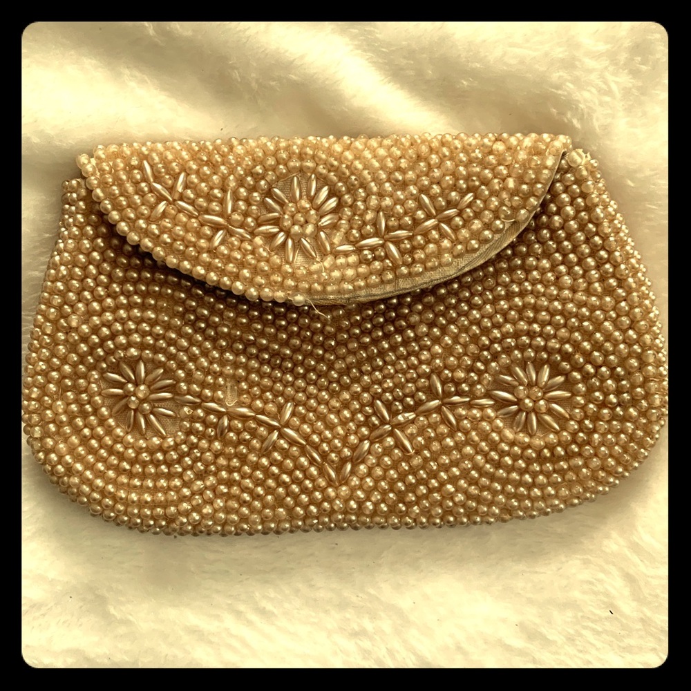 Vintage Bags By Dormar beaded clutch coin purse
